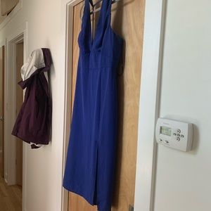 LULU’S Royal blue dress with open back